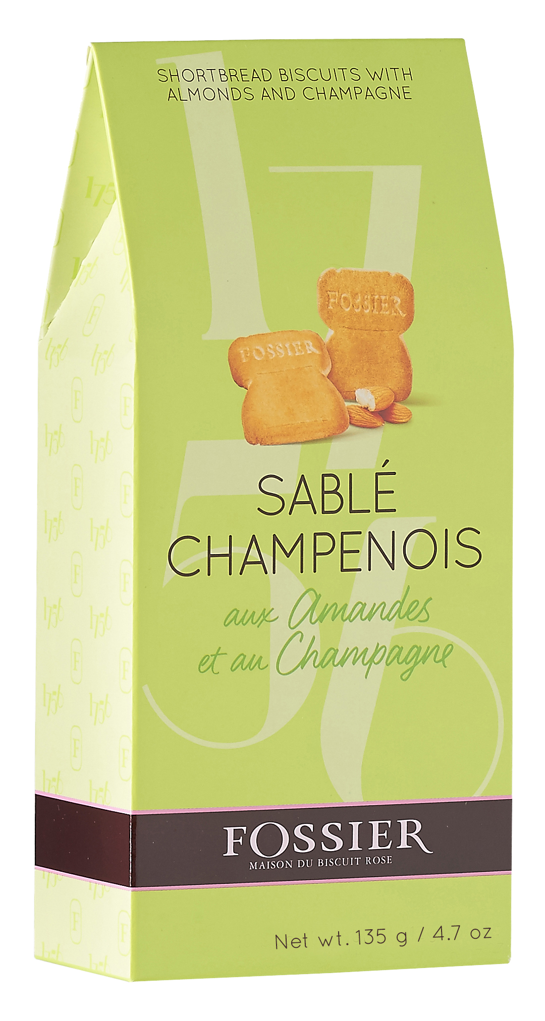 SABLE FROM CHAMPAGNE WITH ALMONDS AND CHAMPAGNE